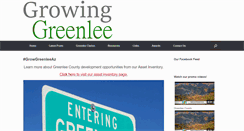 Desktop Screenshot of growinggreenlee.org