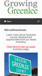 Mobile Screenshot of growinggreenlee.org